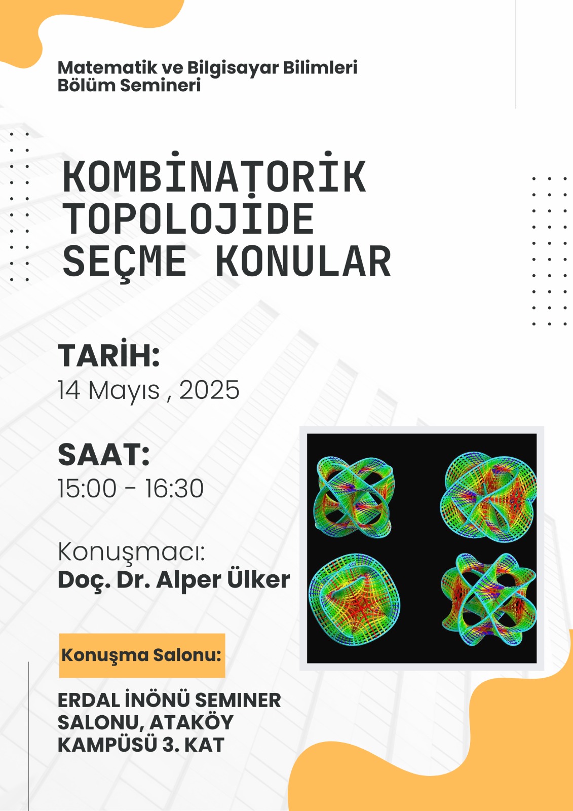"Kombinatorik Topolojide Seçme Konular" Semineri